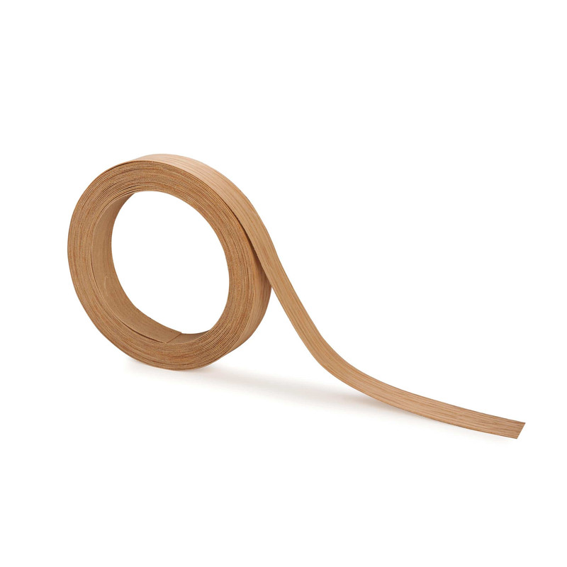 Pre-Glued Edge Banding Roll - Species:Oak White - Width:13/16" - Length:25&apos;